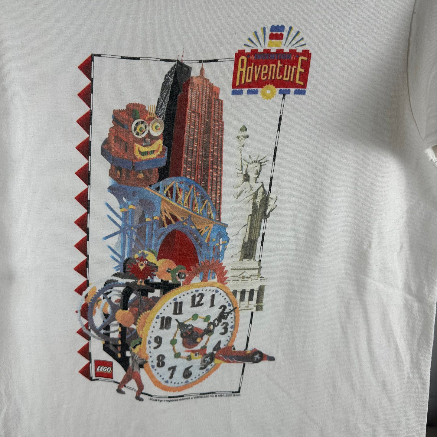 Vintage 1994 LEGO Adventure Promo Graphic Single Stitch T-shirt