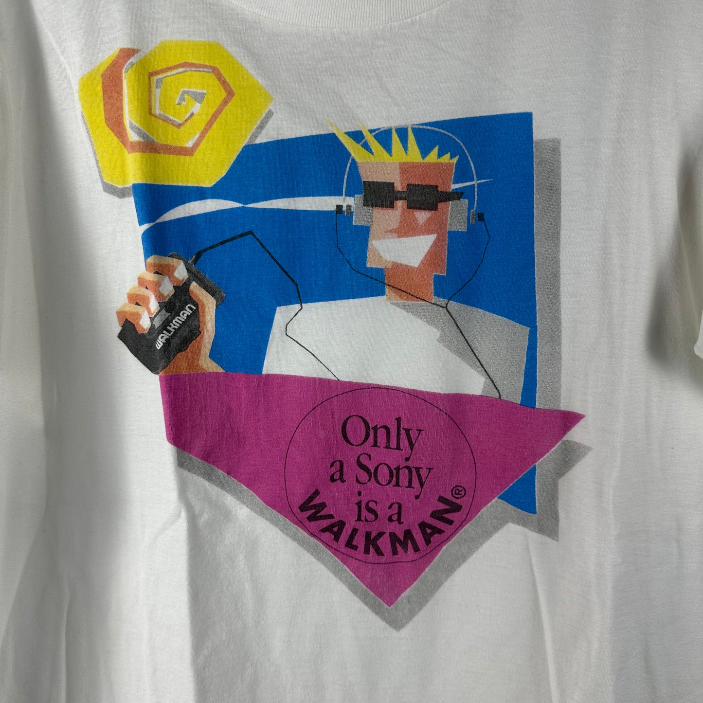 Vintage 90s Sony Only a Sony is a Walkman Promo Single Stitch T-Shirt