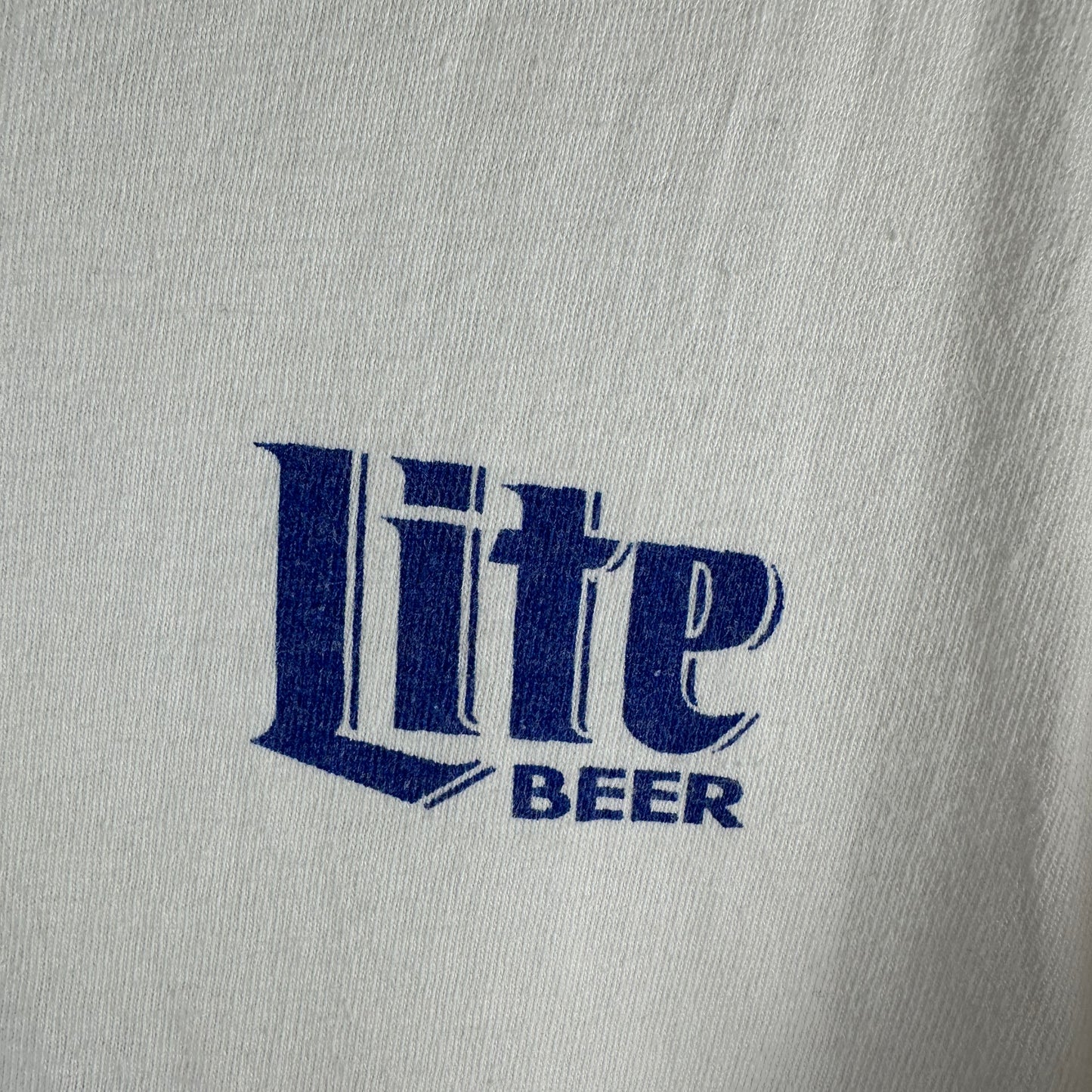Vintage 90s Lite Beer Full Contact Golf Graphic Promo Single Stitch T-shirt