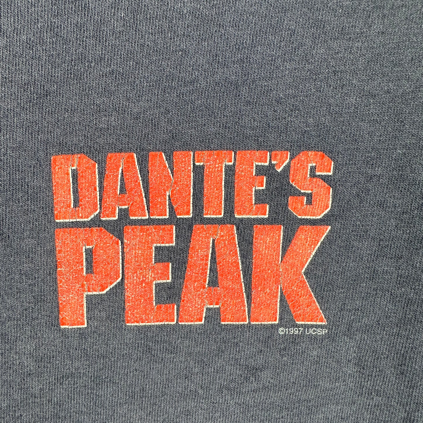 Vintage 1997 Dante's Peak Movie Promo Single Stitch T-Shirt