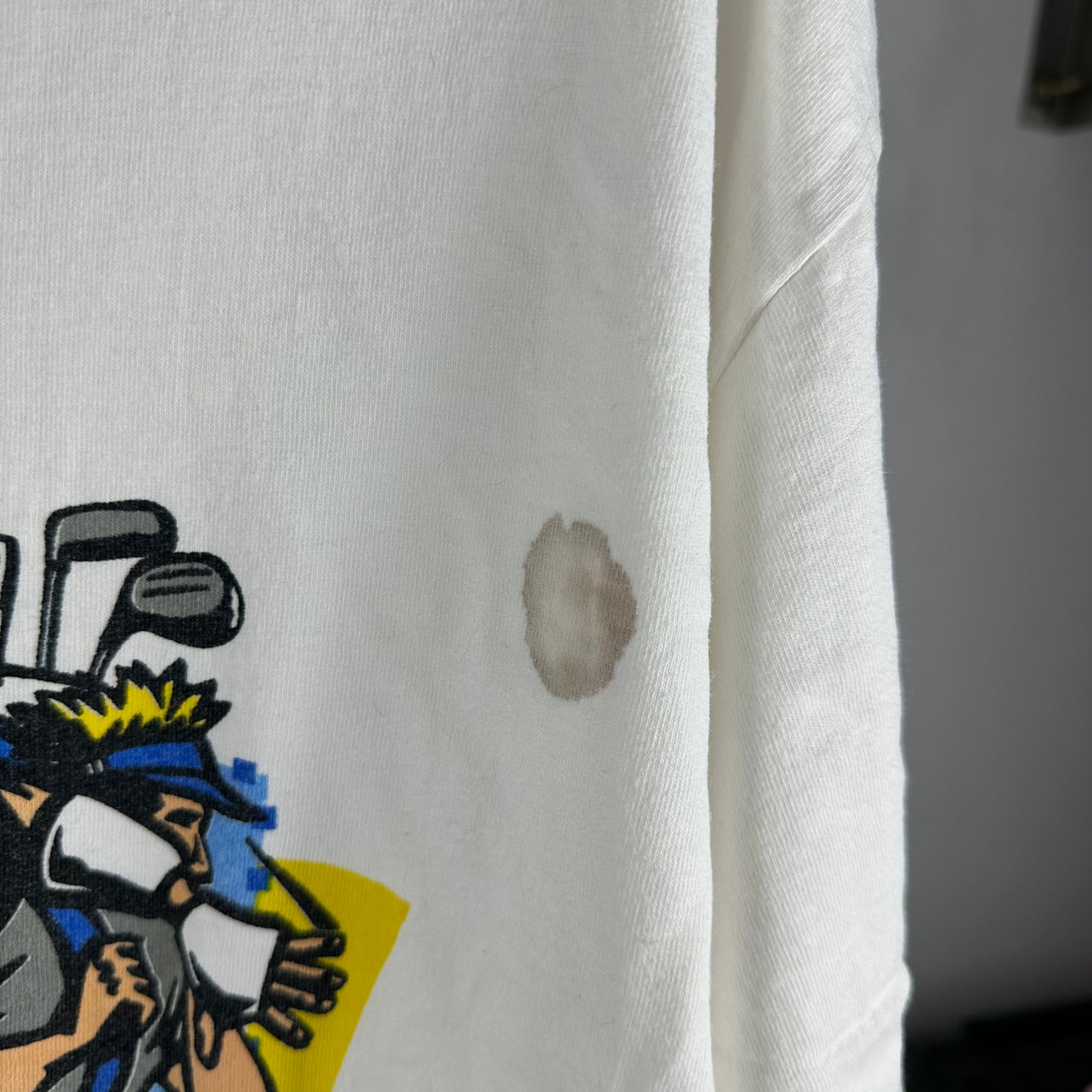 Vintage 90s Lite Beer Full Contact Golf Graphic Promo Single Stitch T-shirt