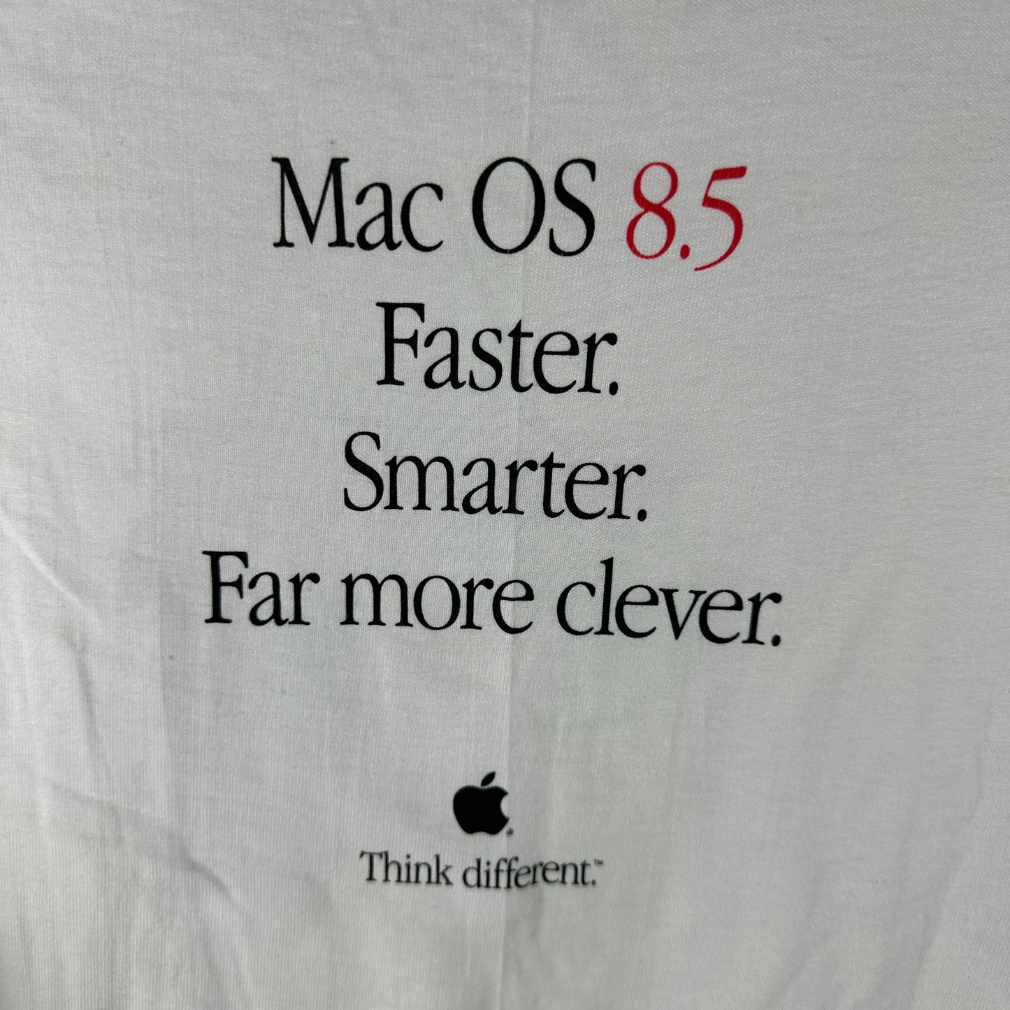 Vintage 90s Apple Mac OS 8.5 Sherlock Computer Promo T-Shirt