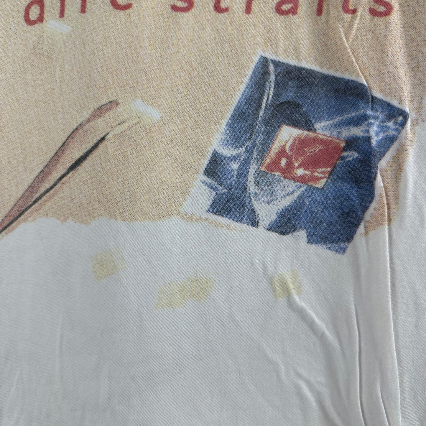 Vintage 1992 Dire Straits On Every Street European Tour Band Single Stitch T-shirt