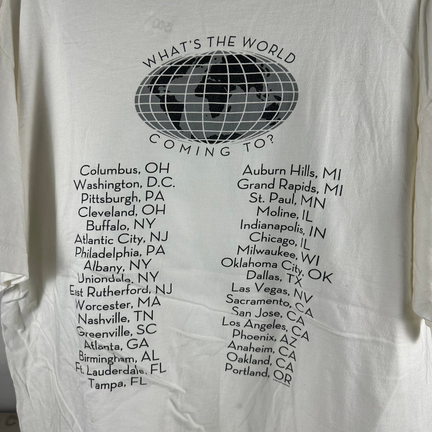 Vintage 2003 Fleetwood Mac What's The World Coming To? Band Tour T-shirt