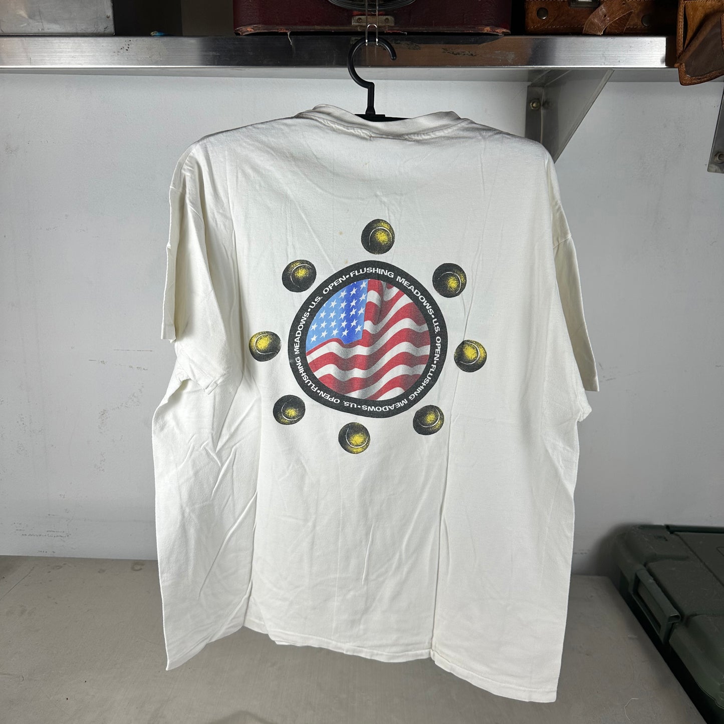 Vintage 90s US Open Tennis Championship Flushing Meadows Single Stitch T-Shirt