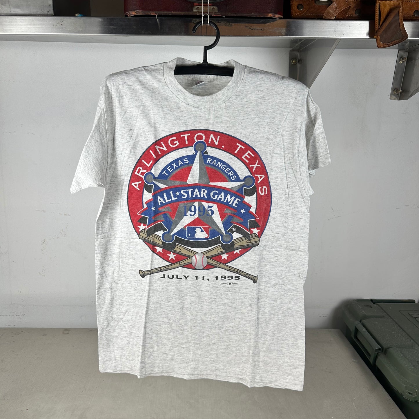 Vintage 1995 Texas Rangers MLB Baseball All-Star Game Single Stitch T-Shirt