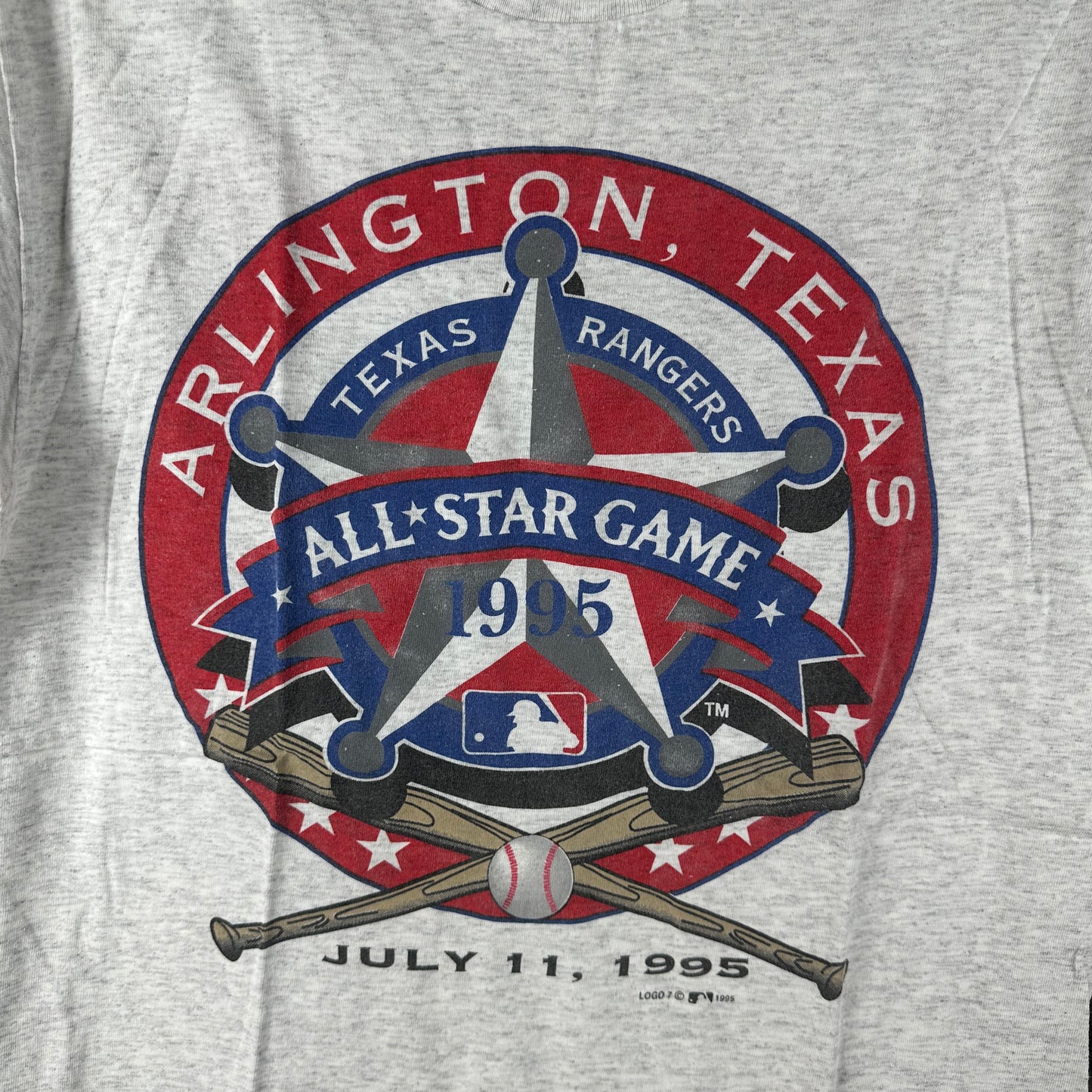 Vintage 1995 Texas Rangers MLB Baseball All-Star Game Single Stitch T-Shirt