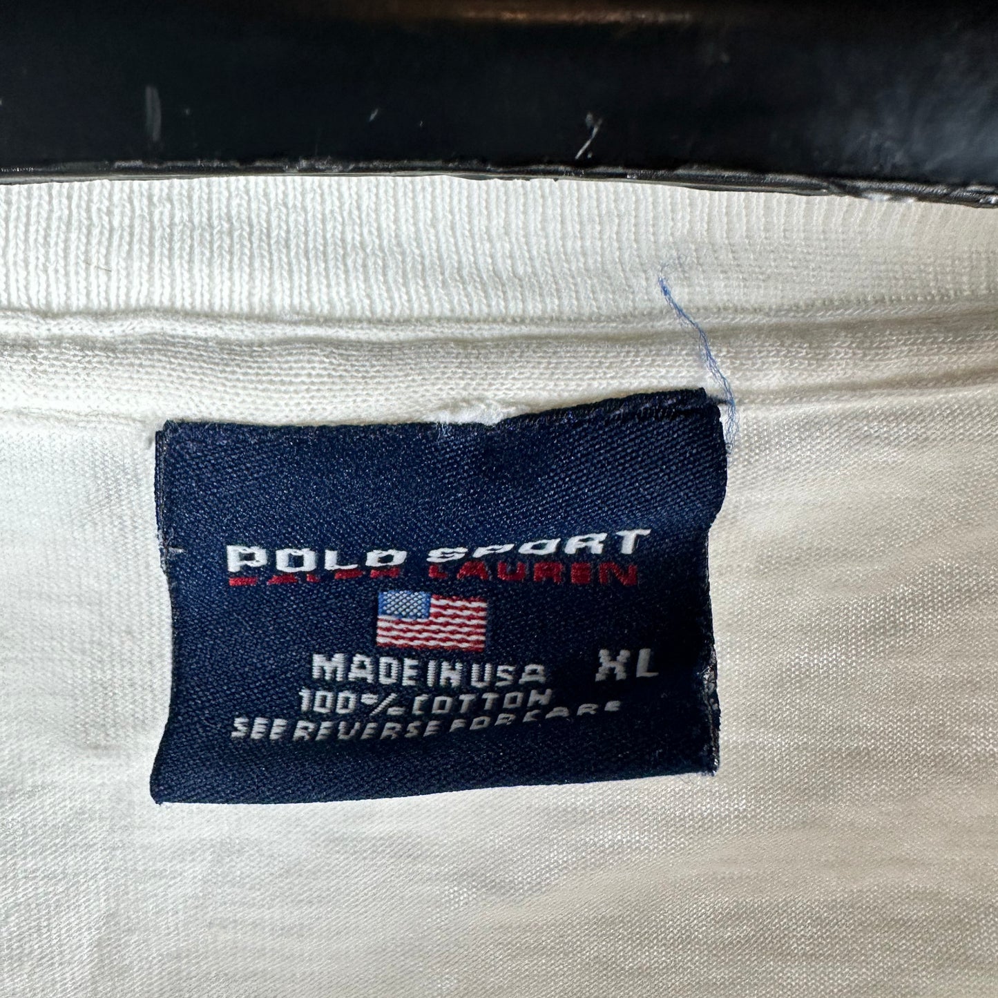 Vintage Polo Sport Ralph Lauren 1996 NYC Marathon Running Single Stitch T-shirt