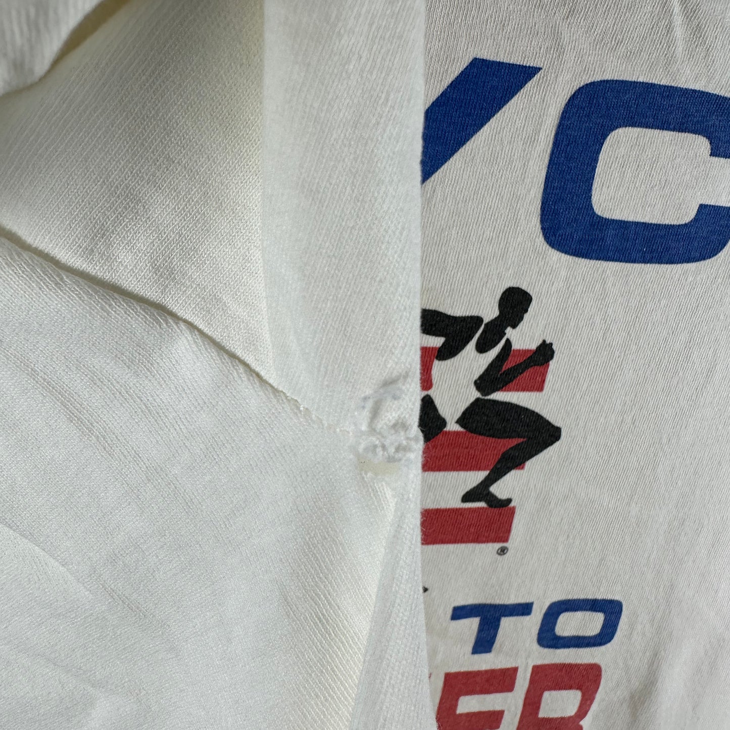 Vintage Polo Sport Ralph Lauren 1996 NYC Marathon Running Single Stitch T-shirt