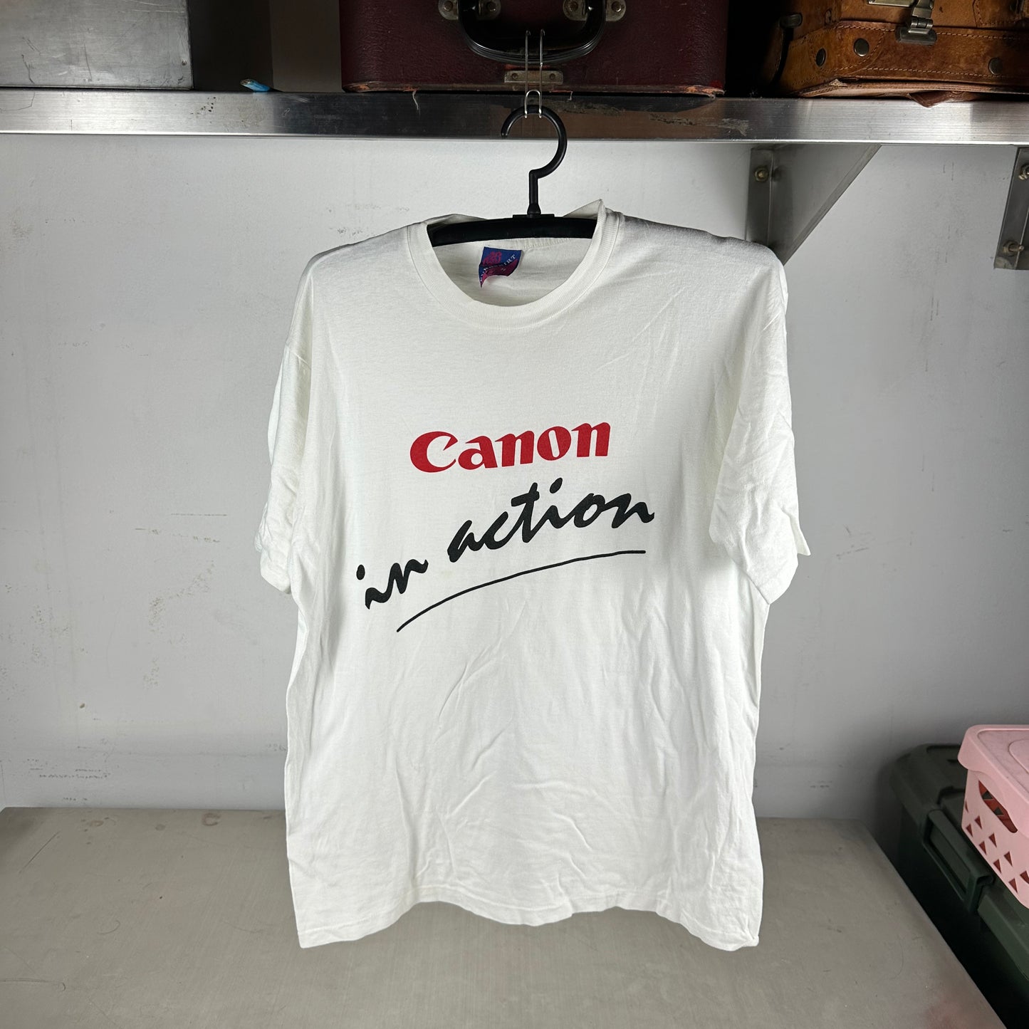 Vintage 90s Canon In Action Promo Single Stitch T-shirt