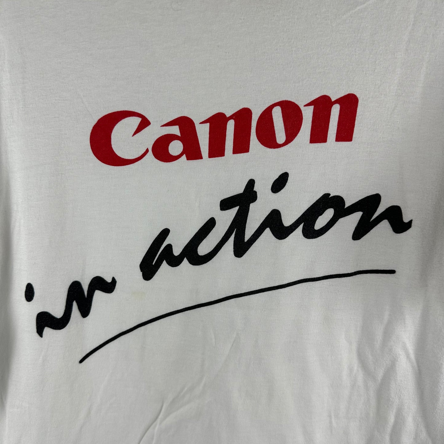 Vintage 90s Canon In Action Promo Single Stitch T-shirt