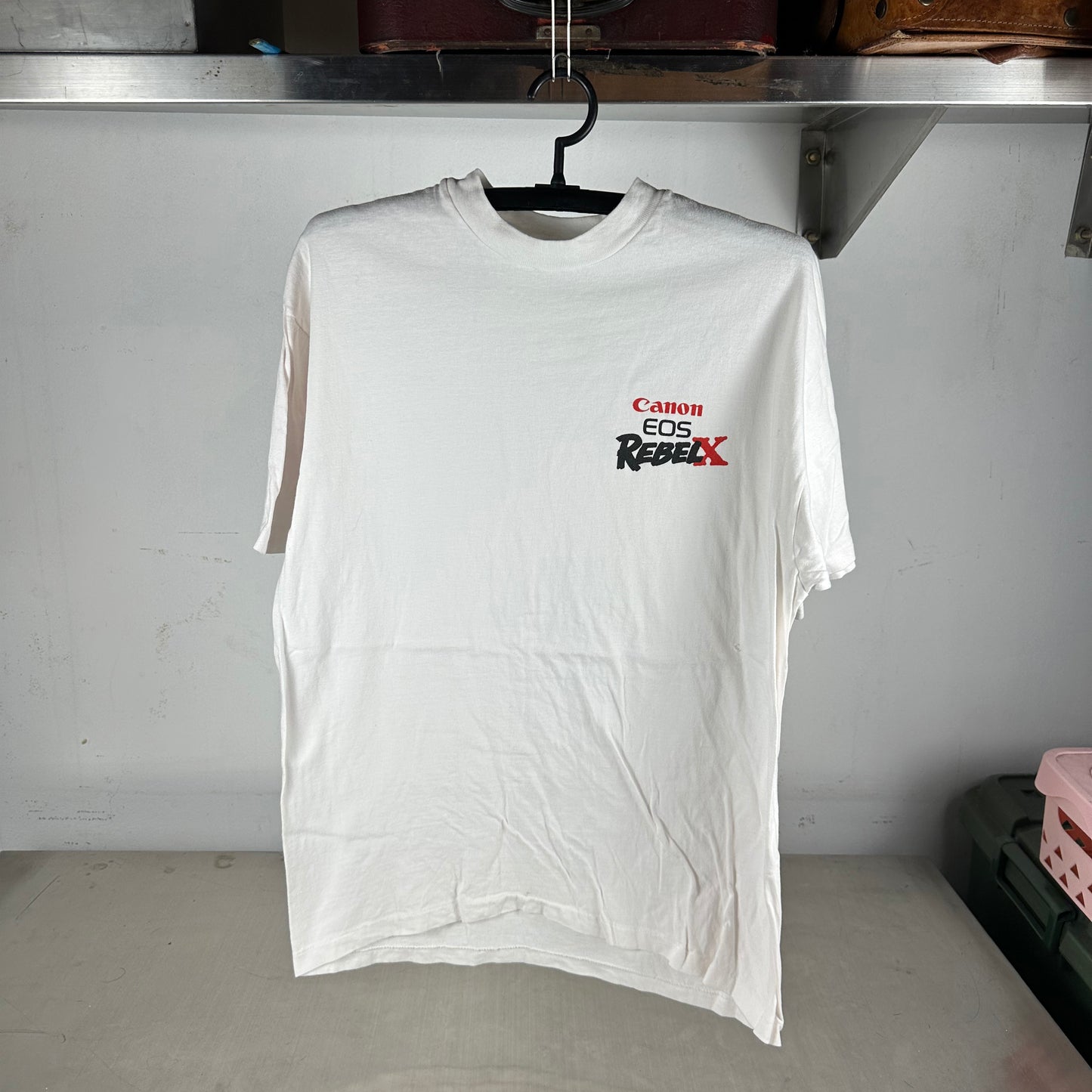 Vintage 90s Canon EOS Rebel X Camera Promo Single Stitch T-shirt