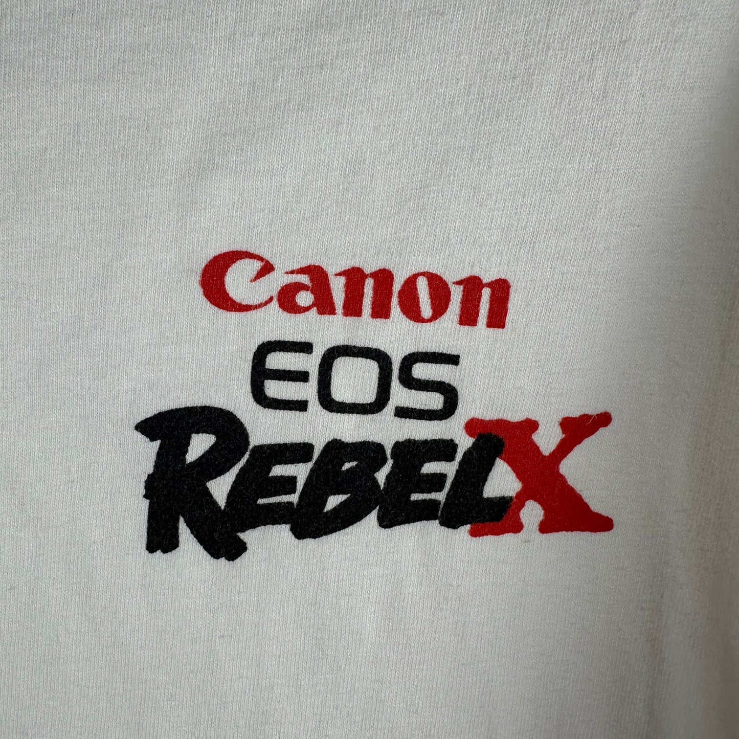 Vintage 90s Canon EOS Rebel X Camera Promo Single Stitch T-shirt