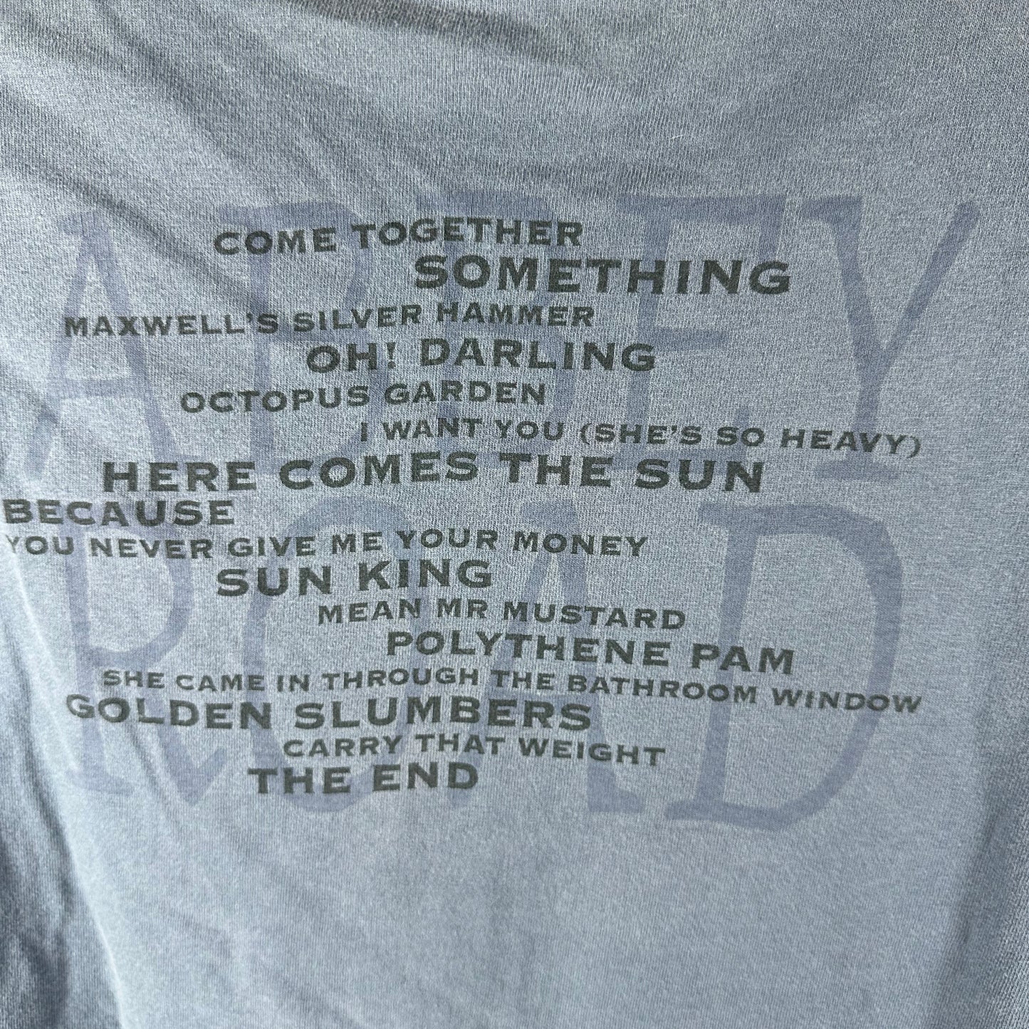 Vintage 90s The Beatles Abbey Road Rock Band Single Stitch T-Shirt