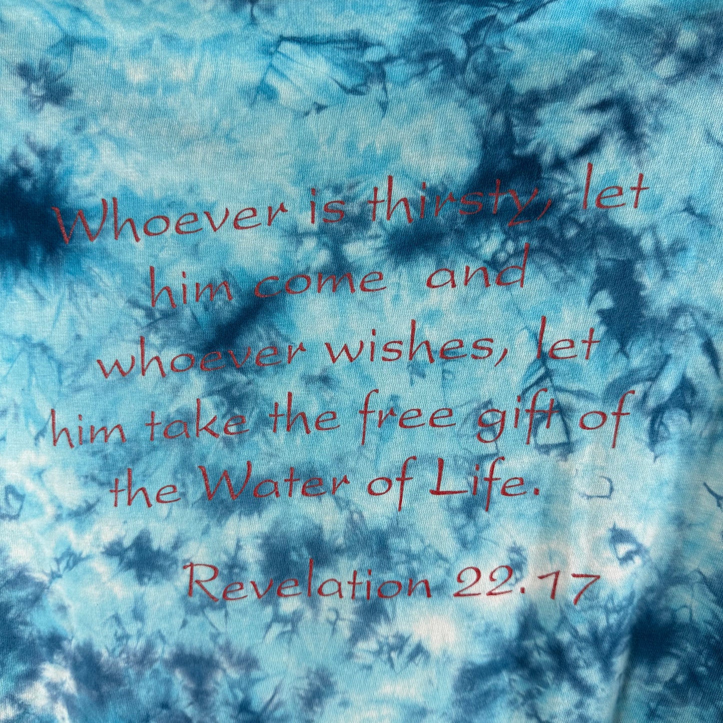 Vintage 90s Grateful to God Dead to Sin Religious Revelation 22:17 Single Stitch T-shirt