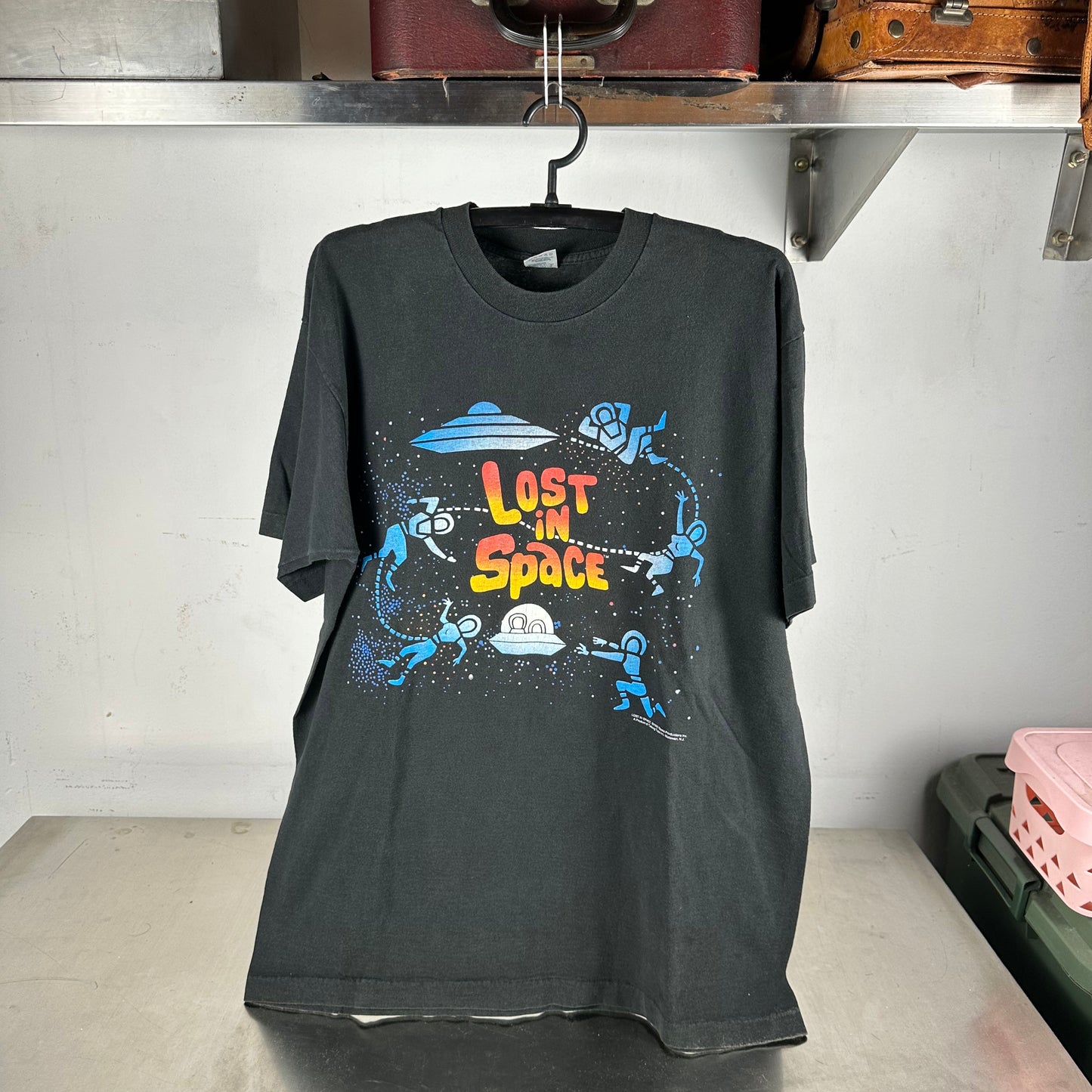 Vintage 1993 Lost In Space TV Show Movie Promo Single Stitch T-shirt
