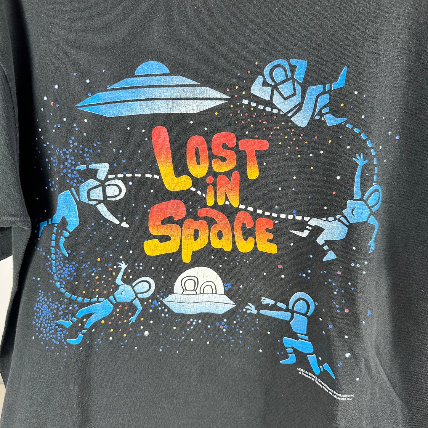 Vintage 1993 Lost In Space TV Show Movie Promo Single Stitch T-shirt