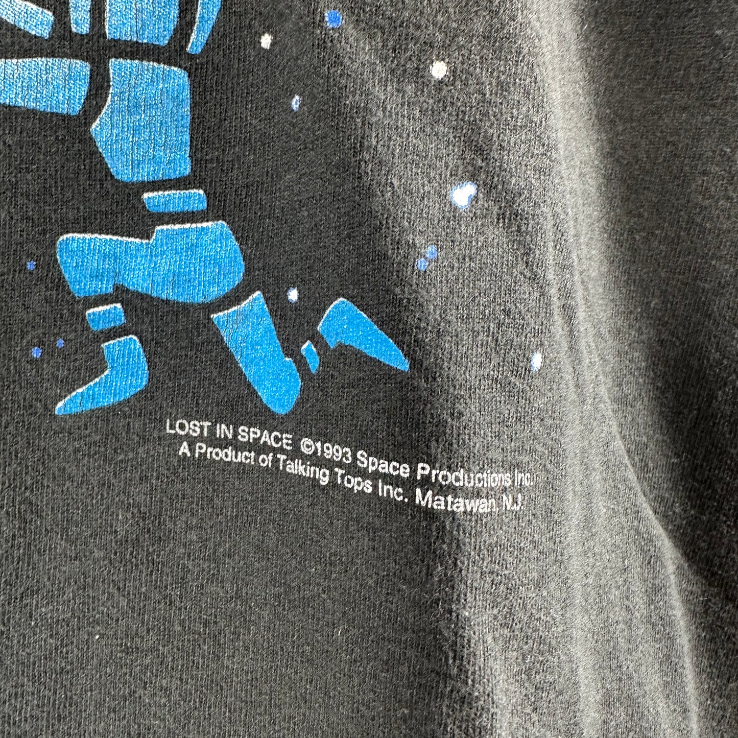 Vintage 1993 Lost In Space TV Show Movie Promo Single Stitch T-shirt