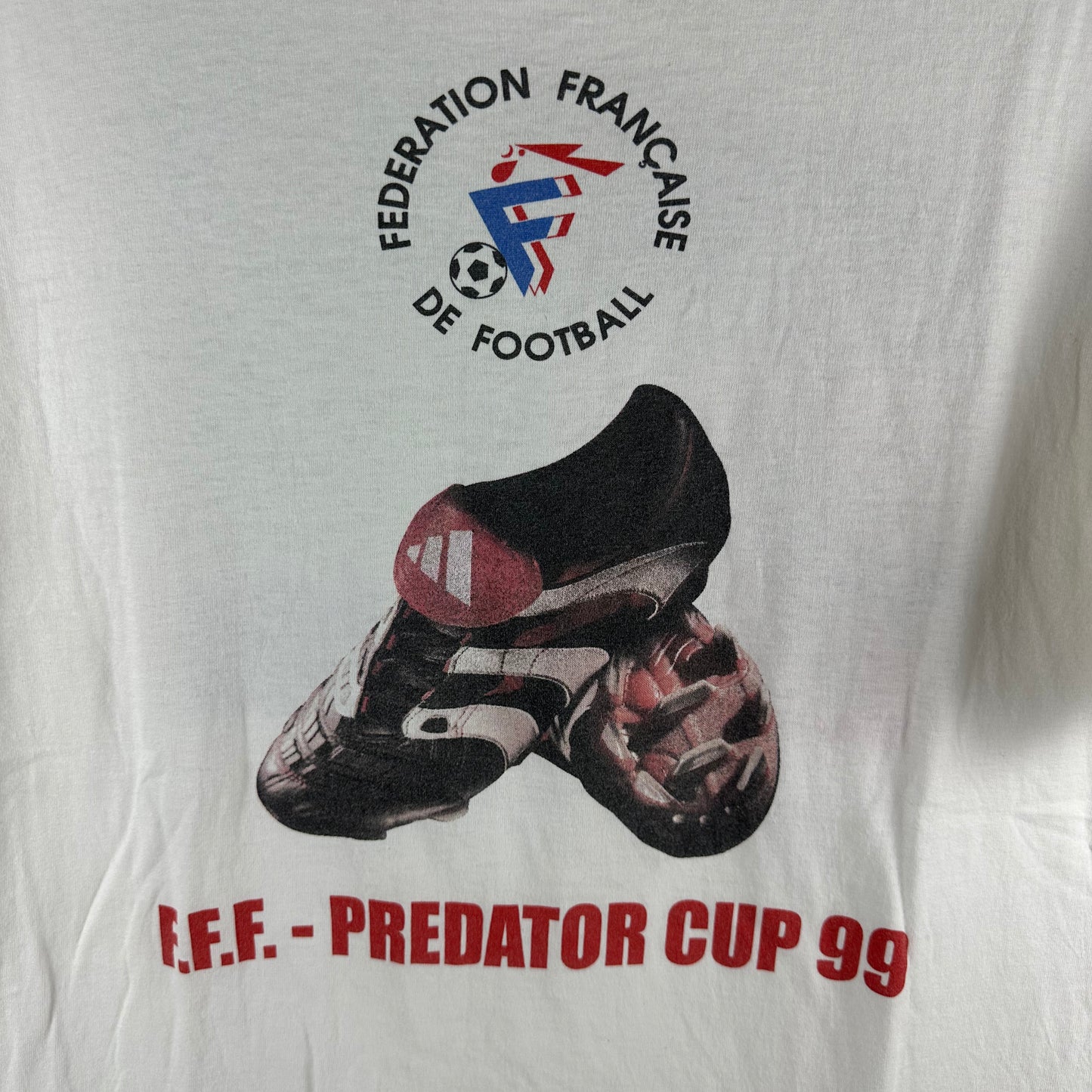 Vintage 1999 Adidas Predator Cup Soccer Graphic Promo T-shirt