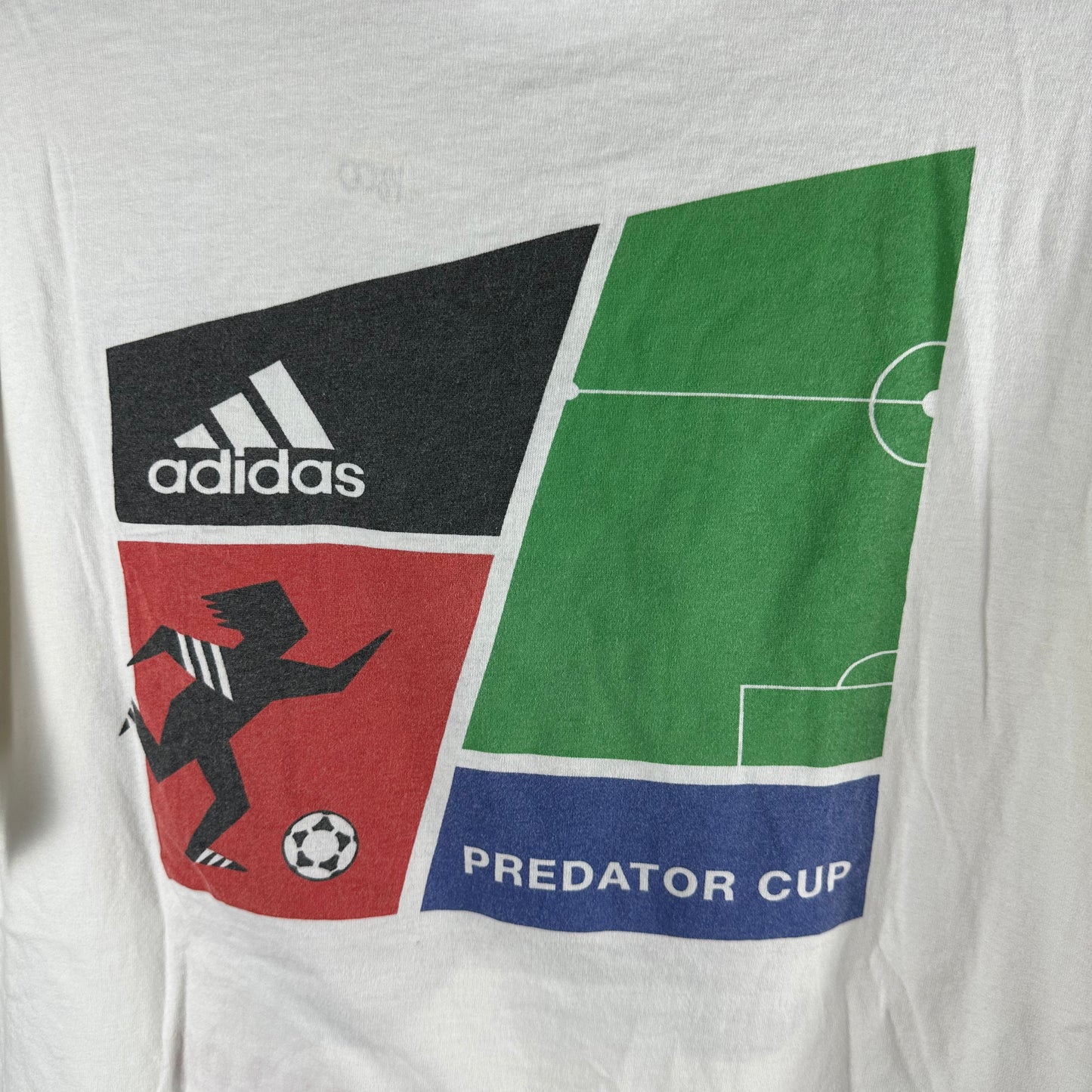 Vintage 1999 Adidas Predator Cup Soccer Graphic Promo T-shirt