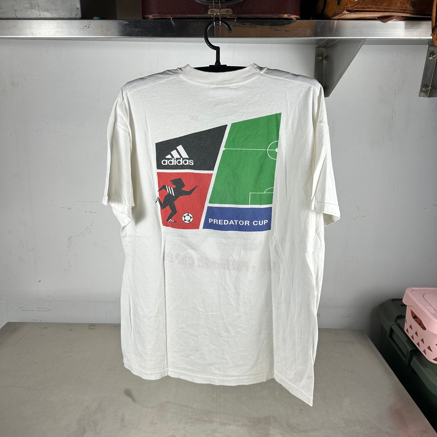 Vintage 1999 Adidas Predator Cup Soccer Graphic Promo T-shirt