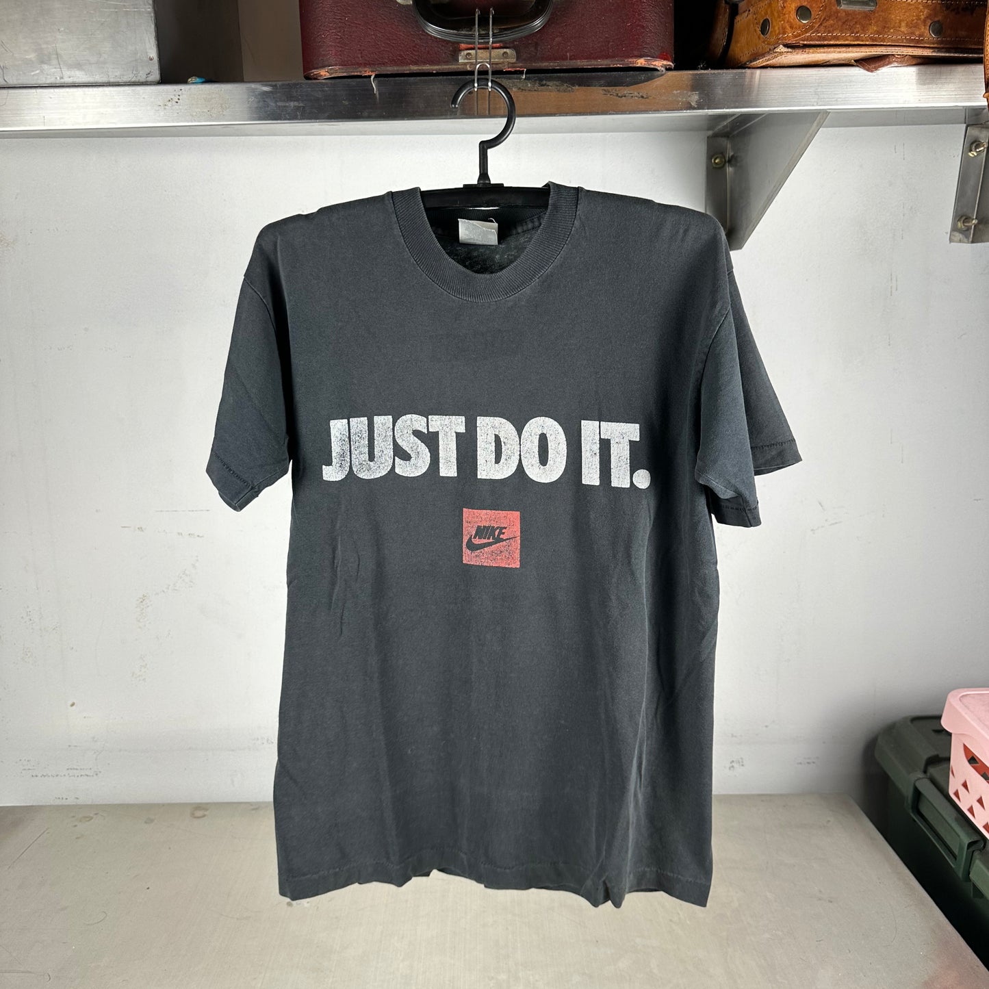 Vintage 90s Nike Just Do It Slogan Single Stitch Faded T-shirt