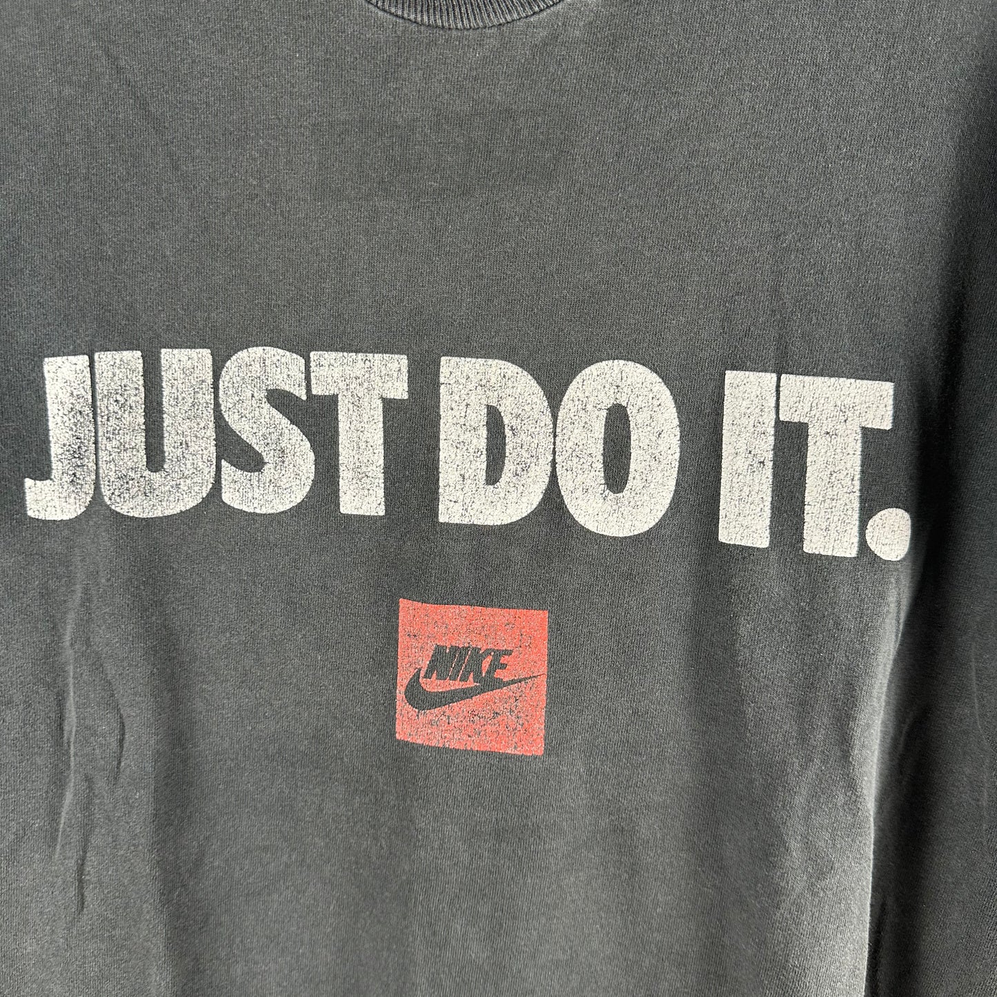 Vintage 90s Nike Just Do It Slogan Single Stitch Faded T-shirt
