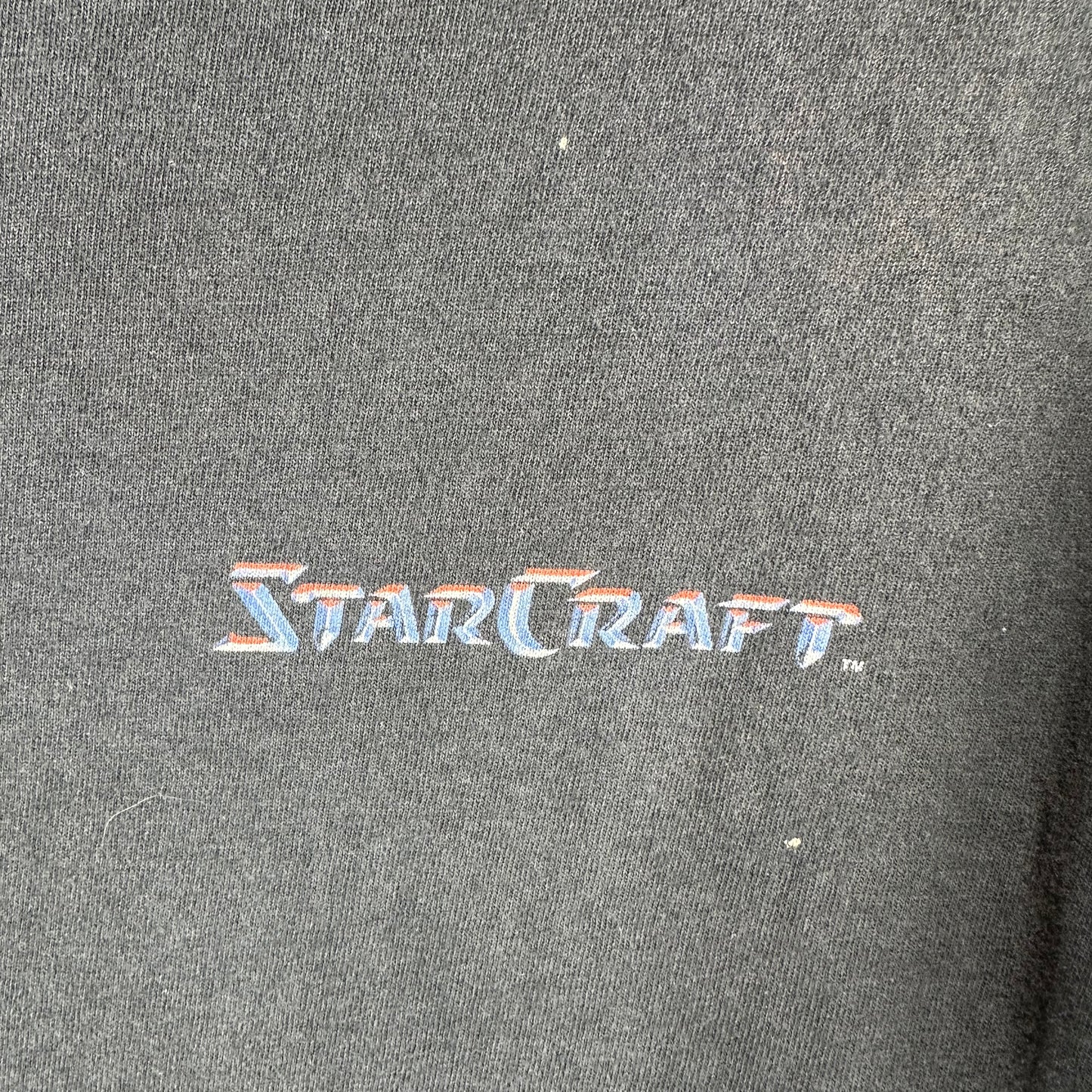Vintage 1998 StarCraft Blizzard Ubisoft Video Game Promo Single Stitch T-shirt