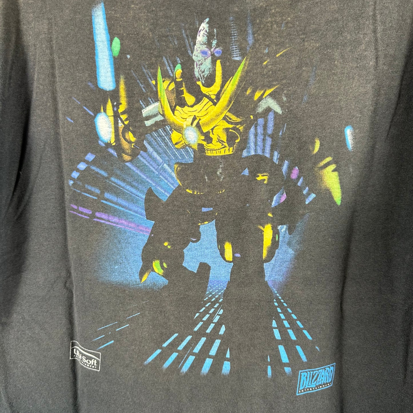 Vintage 1998 StarCraft Blizzard Ubisoft Video Game Promo Single Stitch T-shirt