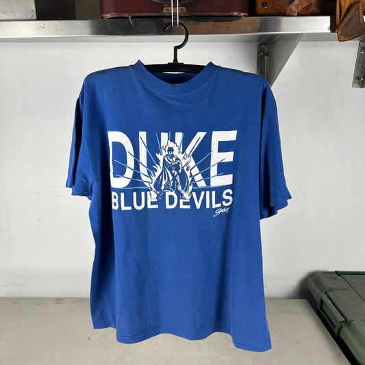 Vintage 90s Duke Blue Devils NCAA Mascot Single Stitch T-Shirt
