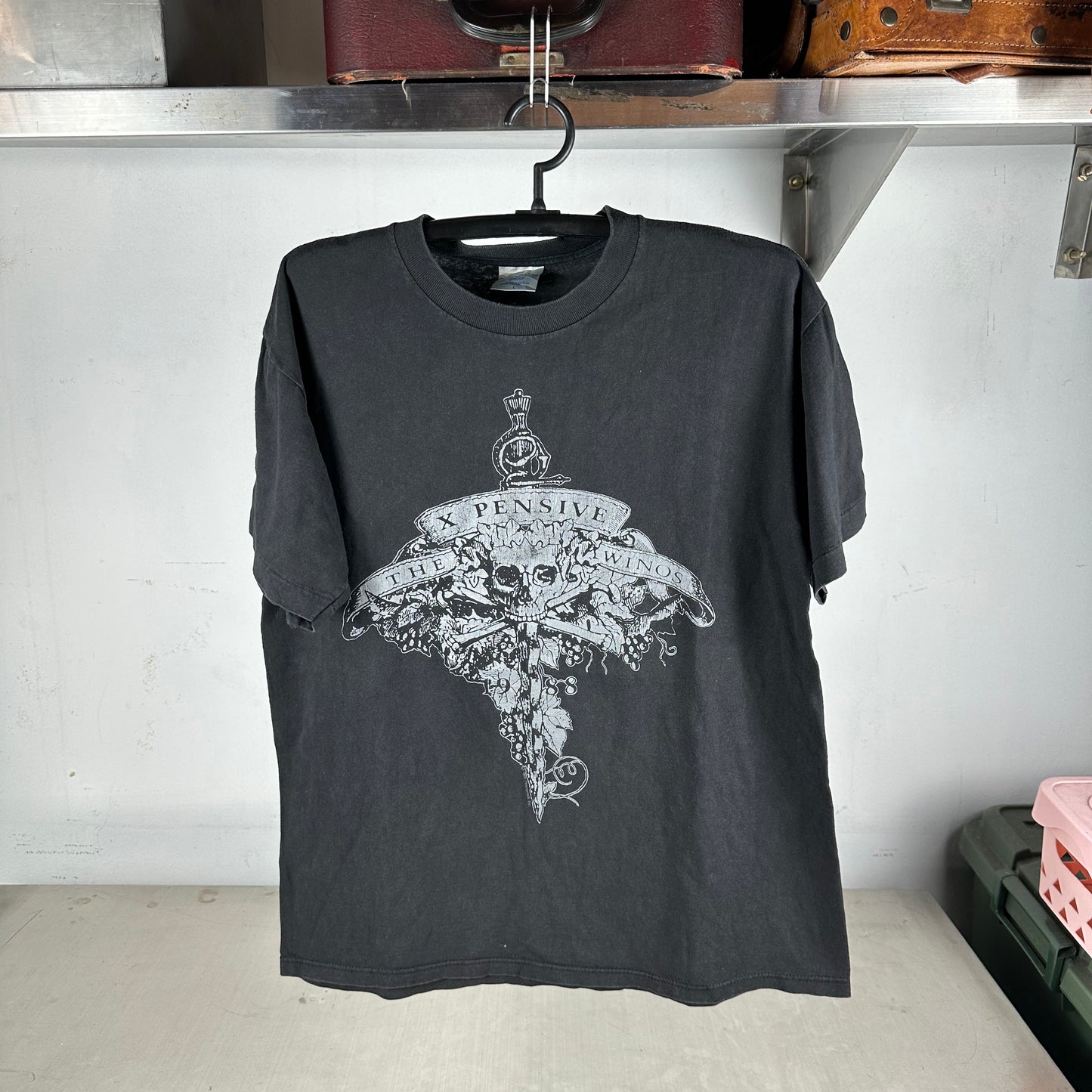 Vintage 1992-93 Keith Richards X Pensive Winos World Tour T-shirt