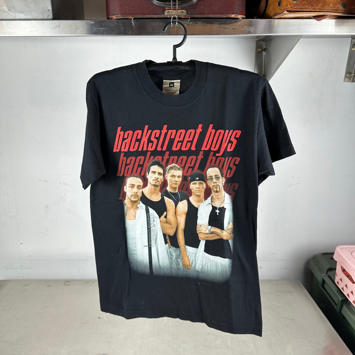 Vintage 1998 Backstreet Boys Boy Band Tour Concert Graphic T-shirt