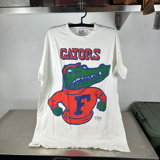 Vintage 1996 Florida Gators NCAA Mascot Double Sided Single Stitch T-Shirt