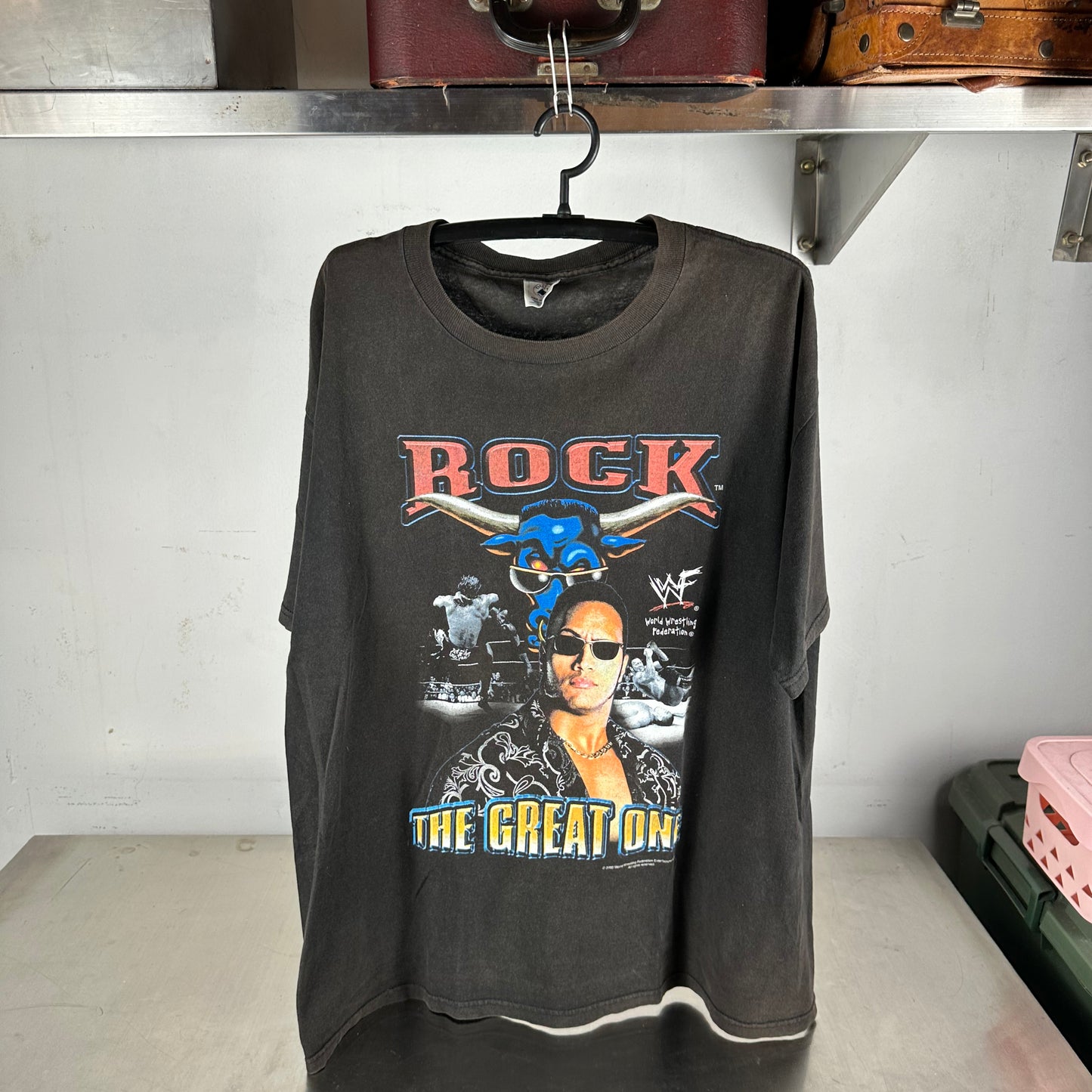 Vintage 2000 The Rock The Great One WWF WWE Wrestling Graphic T-shirt