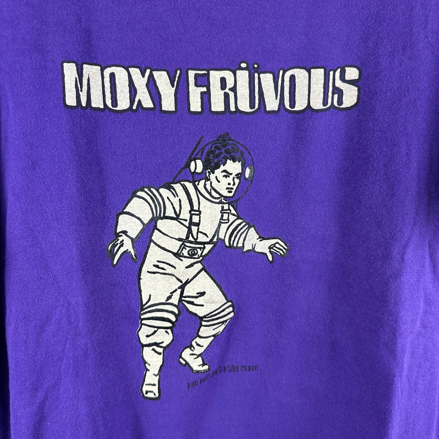 Vintage 1997 Moxy Fruvous You Will Go to the Moon Folk Band Single Stitch T-shirt