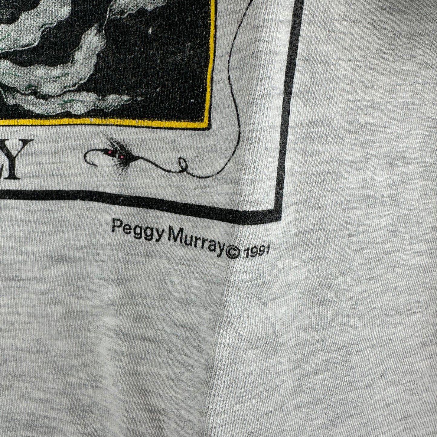 Vintage 1991 Peggy Murray The Way to a Man's Heart is Through His Fly T-shirt