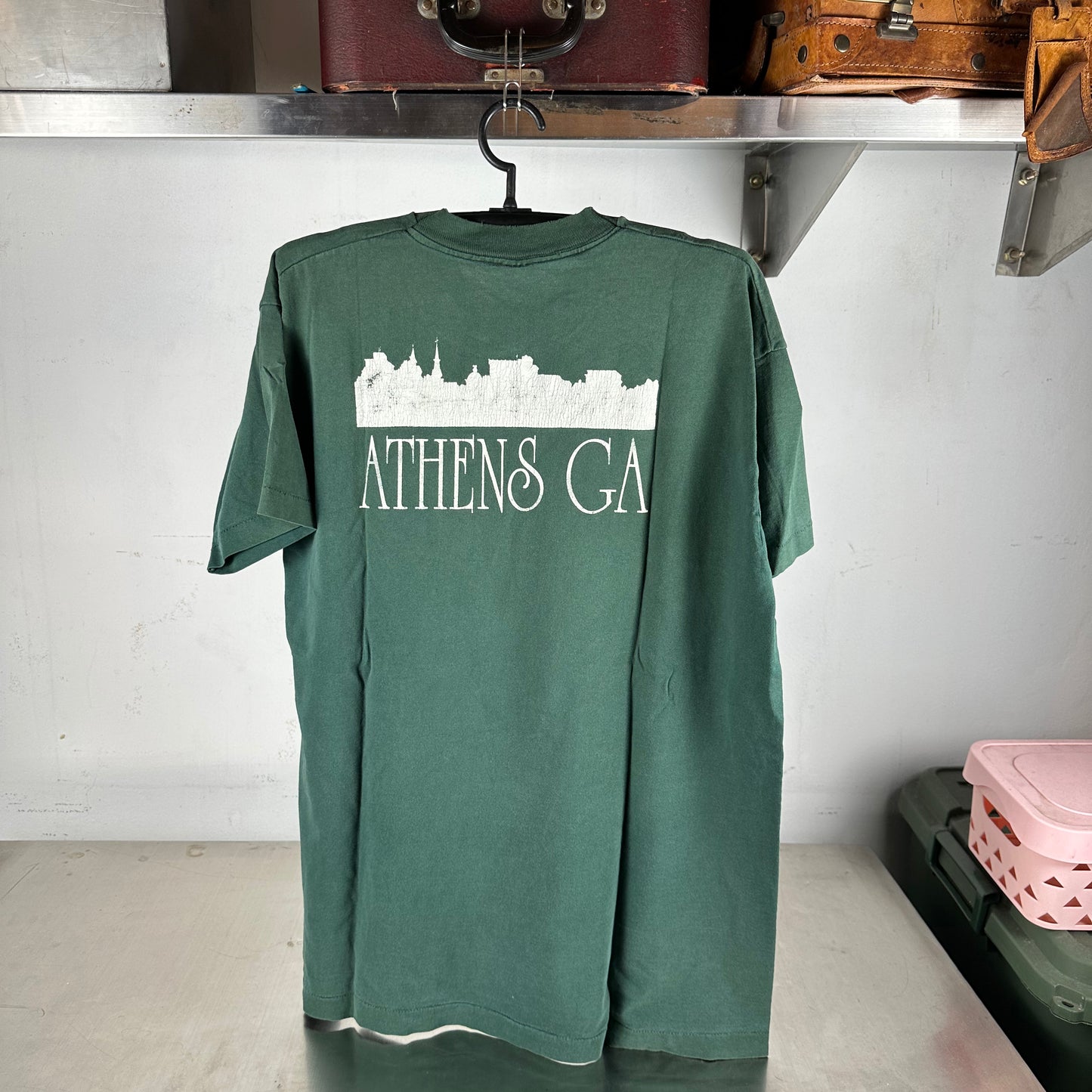 Vintage 1990 Athens Georgia Concert Rock Band Graphic Single Stitch T-shirt