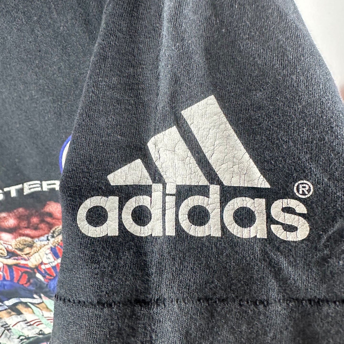 Vintage Adidas 1997 FC Bayern Munich Deutscher Meister Soccer Graphic T-shirt