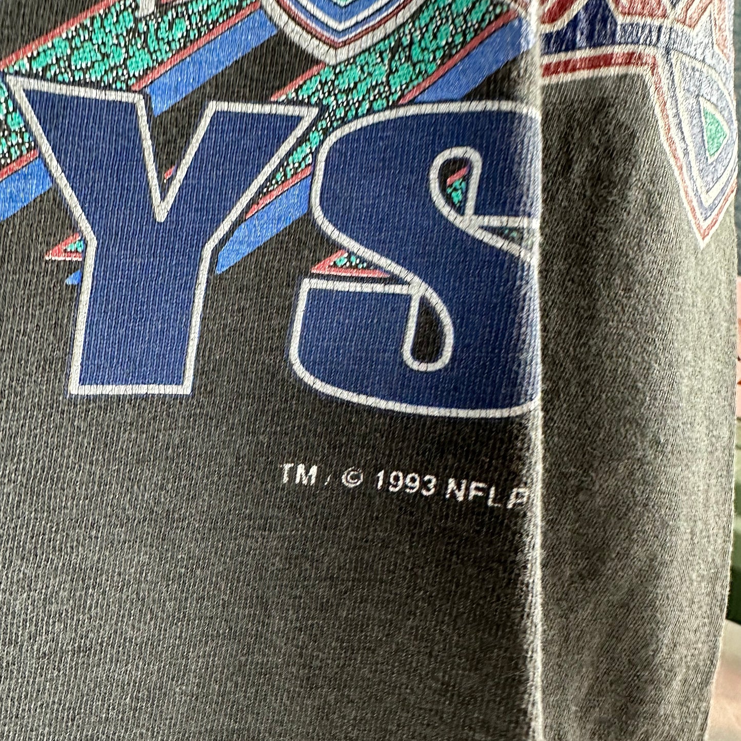 Vintage 1993 Dallas Cowboys Super Bowl Champs Aerial Assault AOP T-shirt