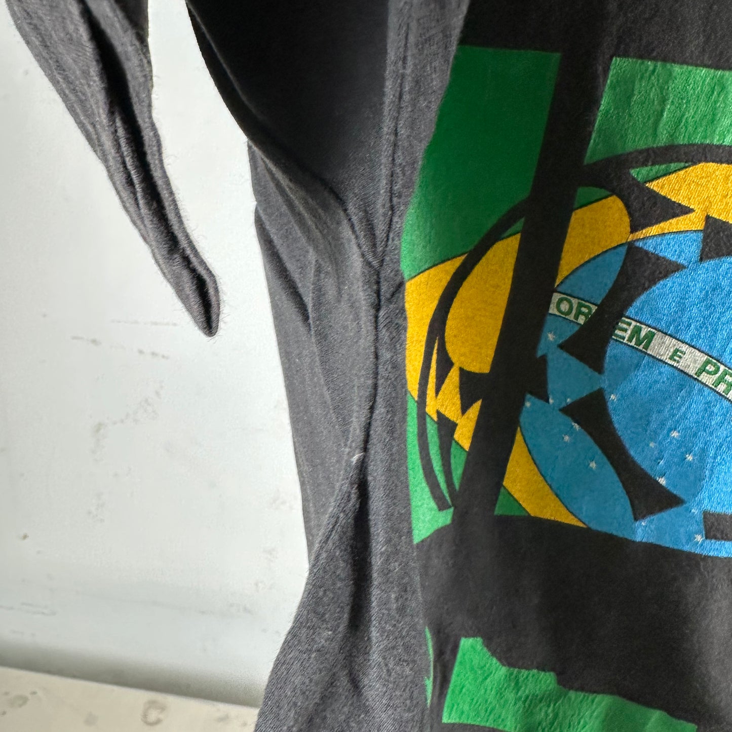 Vintage Adidas 1998 Brazil Soccer FIFA World Cup Coupe Du Monde T-shirt