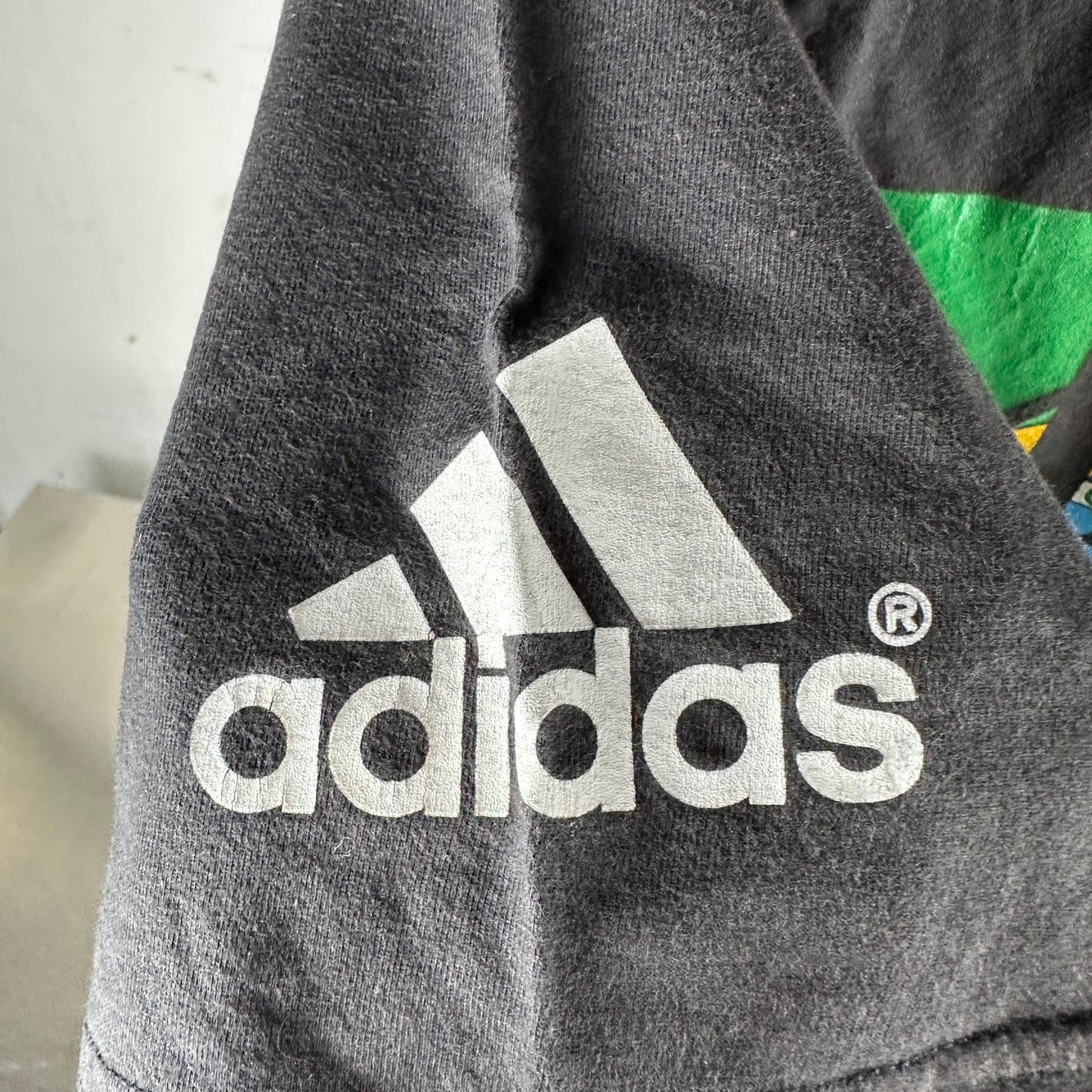 Vintage Adidas 1998 Brazil Soccer FIFA World Cup Coupe Du Monde T-shirt