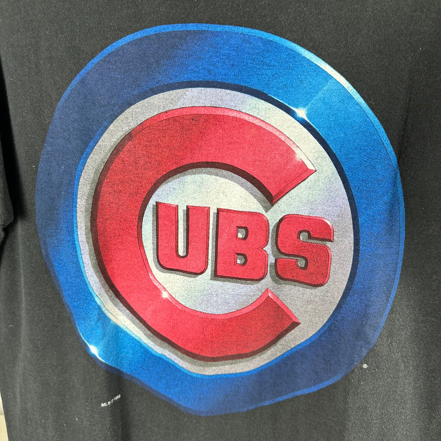 Vintage 1993 Chicago Cubs Baseball MLB Big Logo Salem Sportswear T-shirt