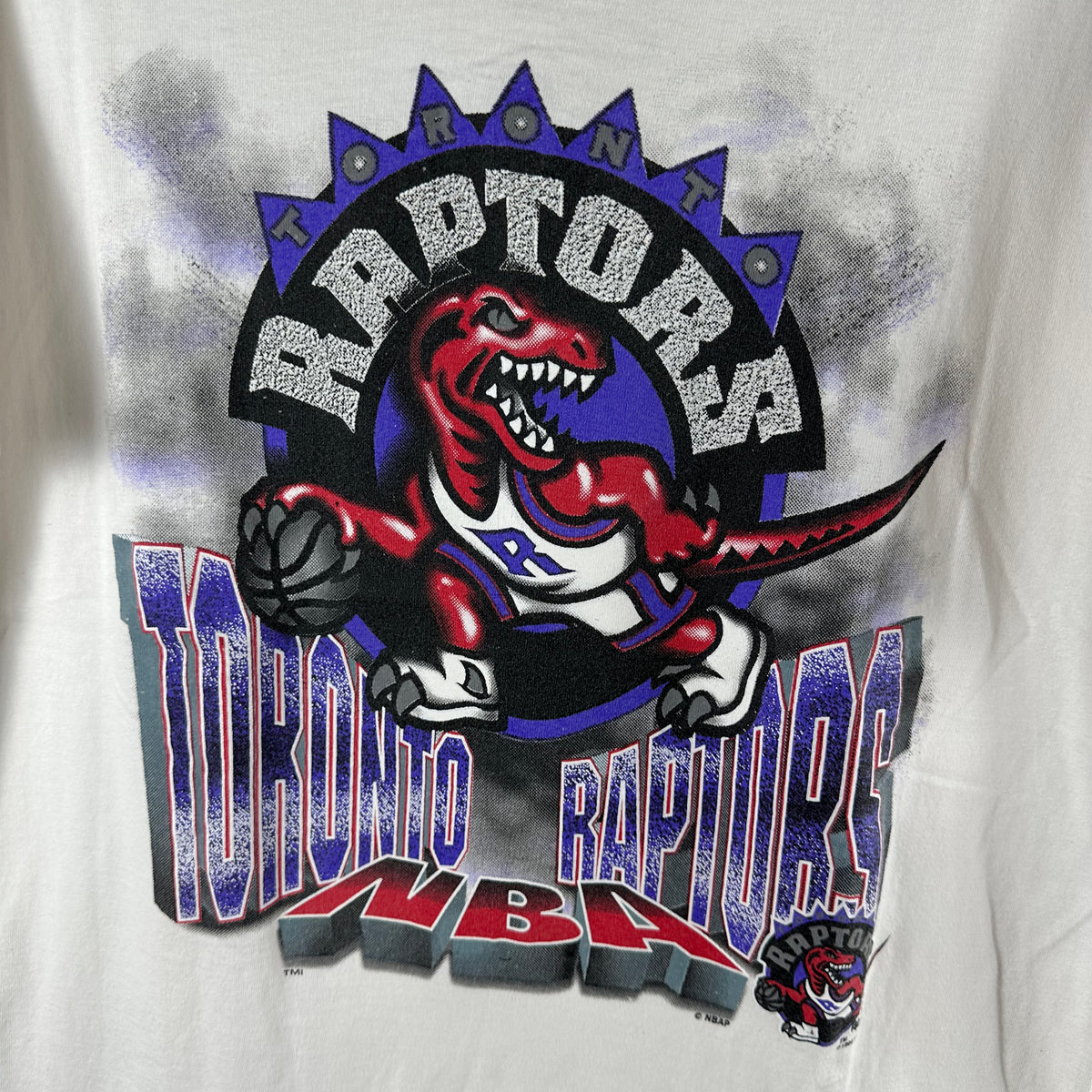 Vintage 1994 Toronto Raptors Basketball NBA Graphic Single Stitch T-shirt