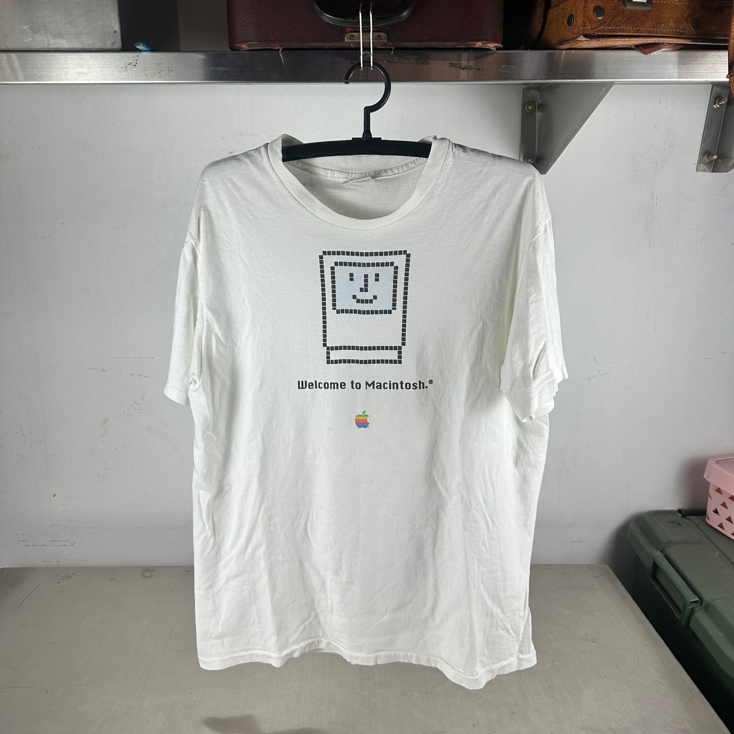 Vintage 90s Apple Computers Welcome to Macintosh Promo Single Stitch T-shirt