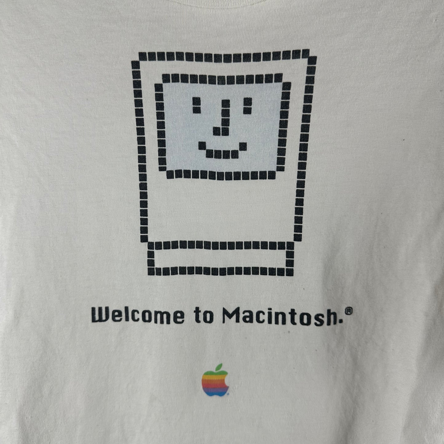 Vintage 90s Apple Computers Welcome to Macintosh Promo Single Stitch T-shirt