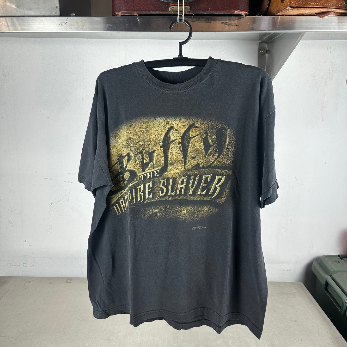 Vintage 1998 Buffy The Vampire Slayer TV Show Graphic Promo T-shirt
