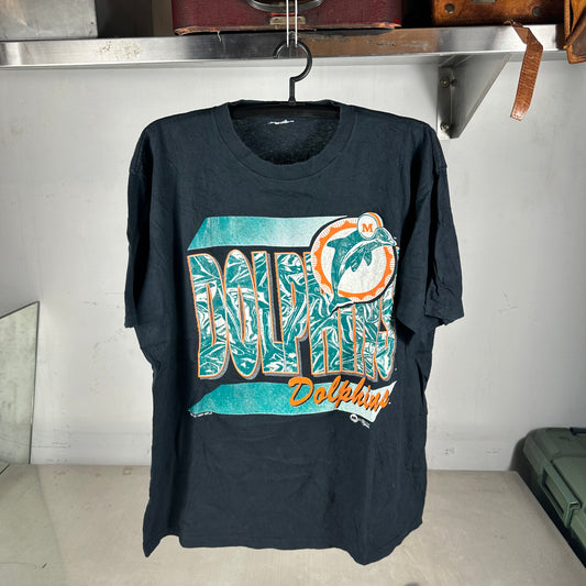 Vintage 1994 Miami Dolphins Football NFL Single Stitch T-shirt