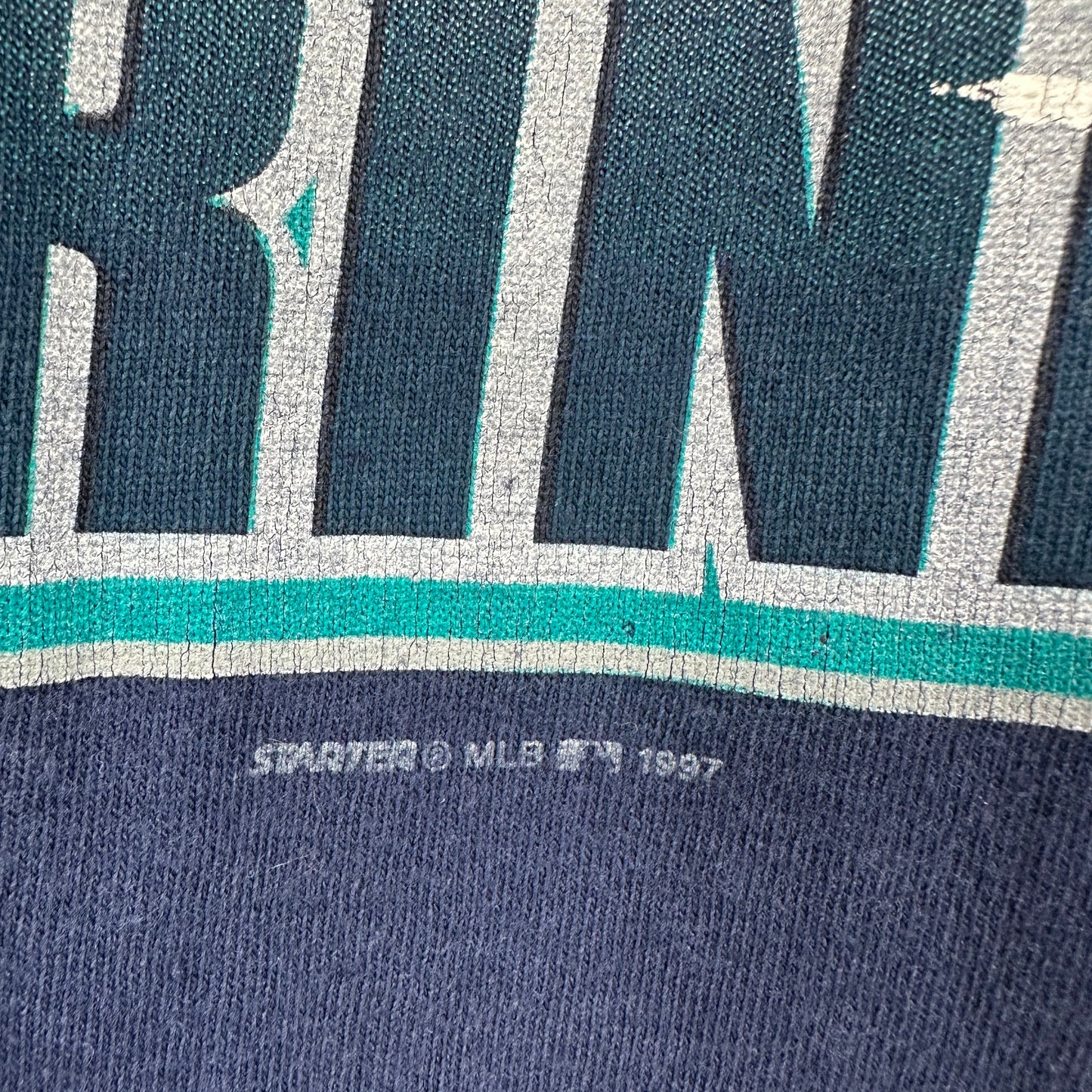 Vintage 1997 Seattle Mariners MLB Division Champions Starter T-shirt