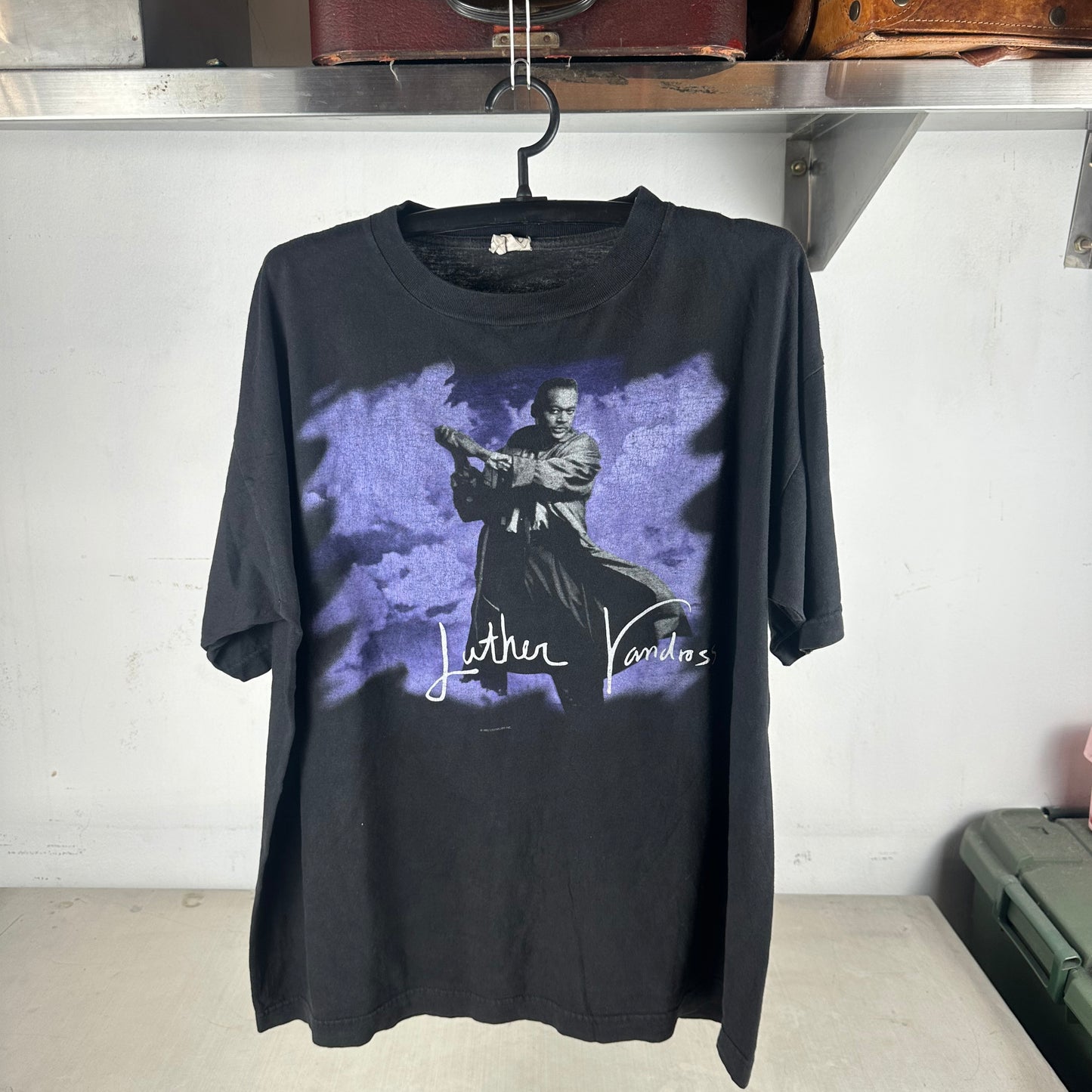 Vintage 1995 Luther Vandross An Evening of Songs World Tour T-shirt