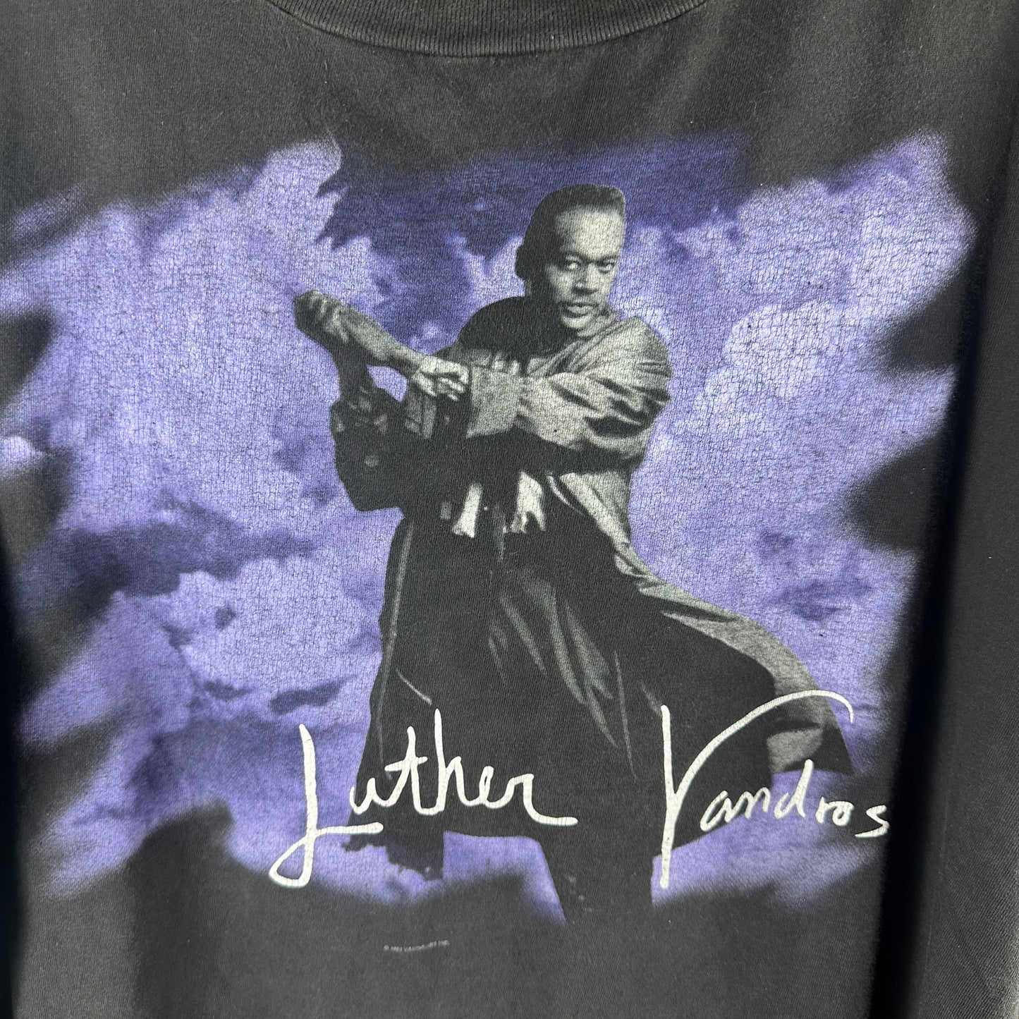 Vintage 1995 Luther Vandross An Evening of Songs World Tour T-shirt